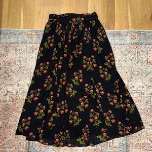 J Crew Point Sur Floral Maxi Skirt